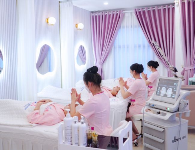 Máy lọc không khí spa, thẩm mỹ