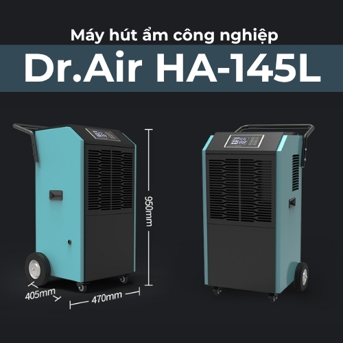 Máy hút ẩm cho phòng 100m² Dr.Air