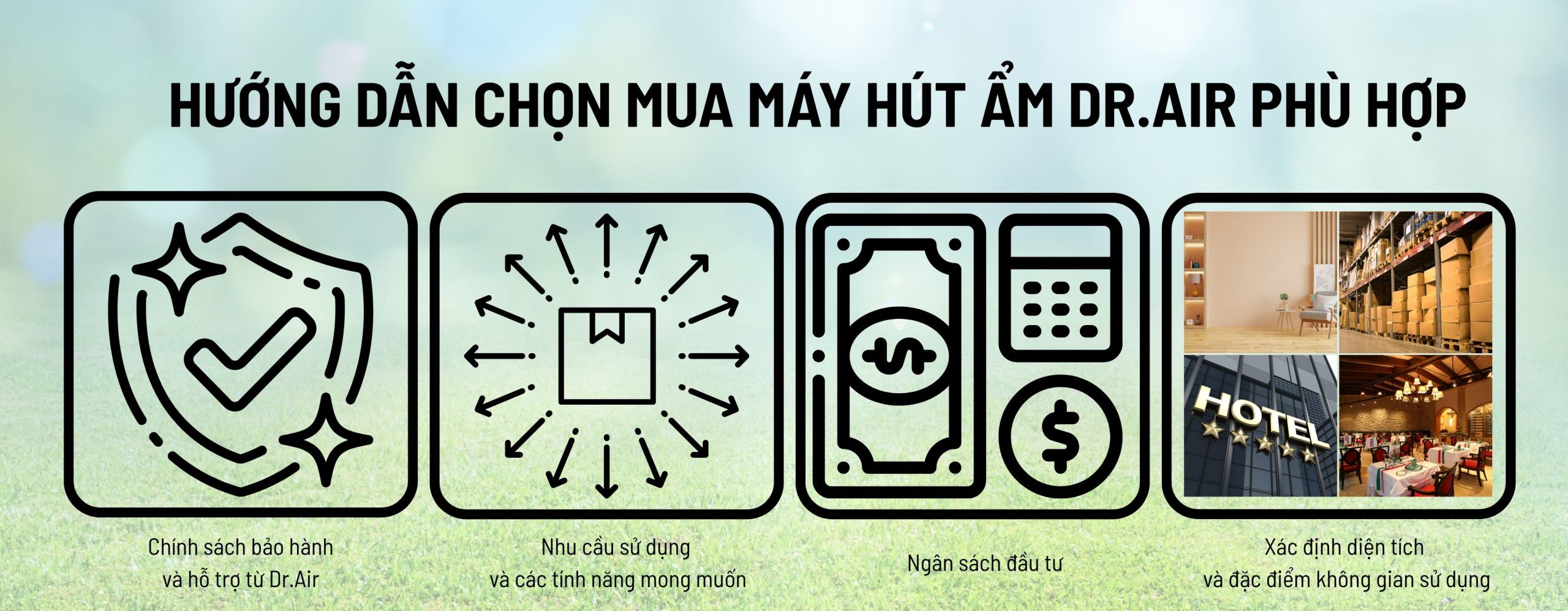 Lưu ý gì khi mua máy hút ẩm
