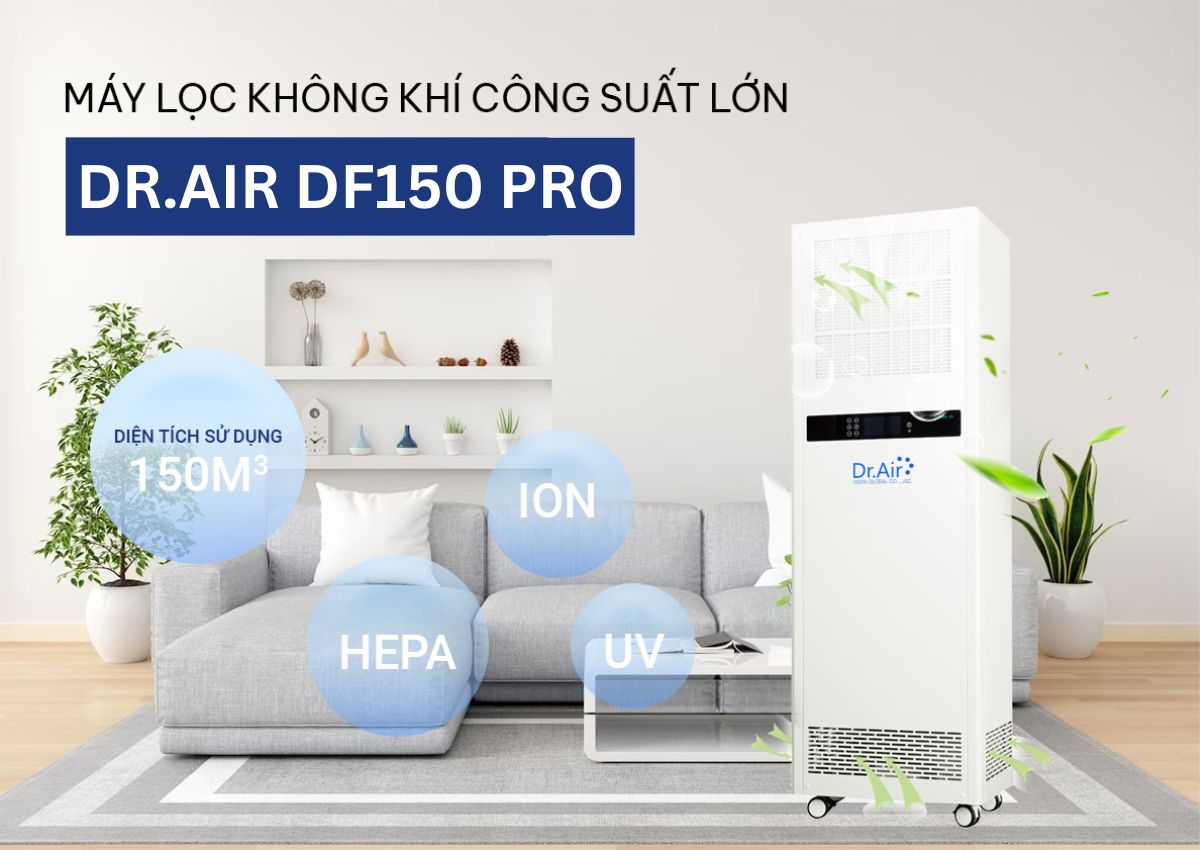 Máy lọc không khí cho phòng 60m2