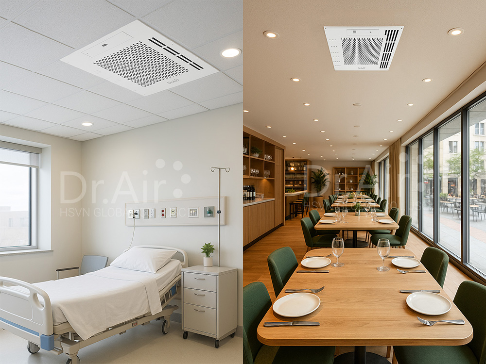 máy lọc không khí bênh viện
