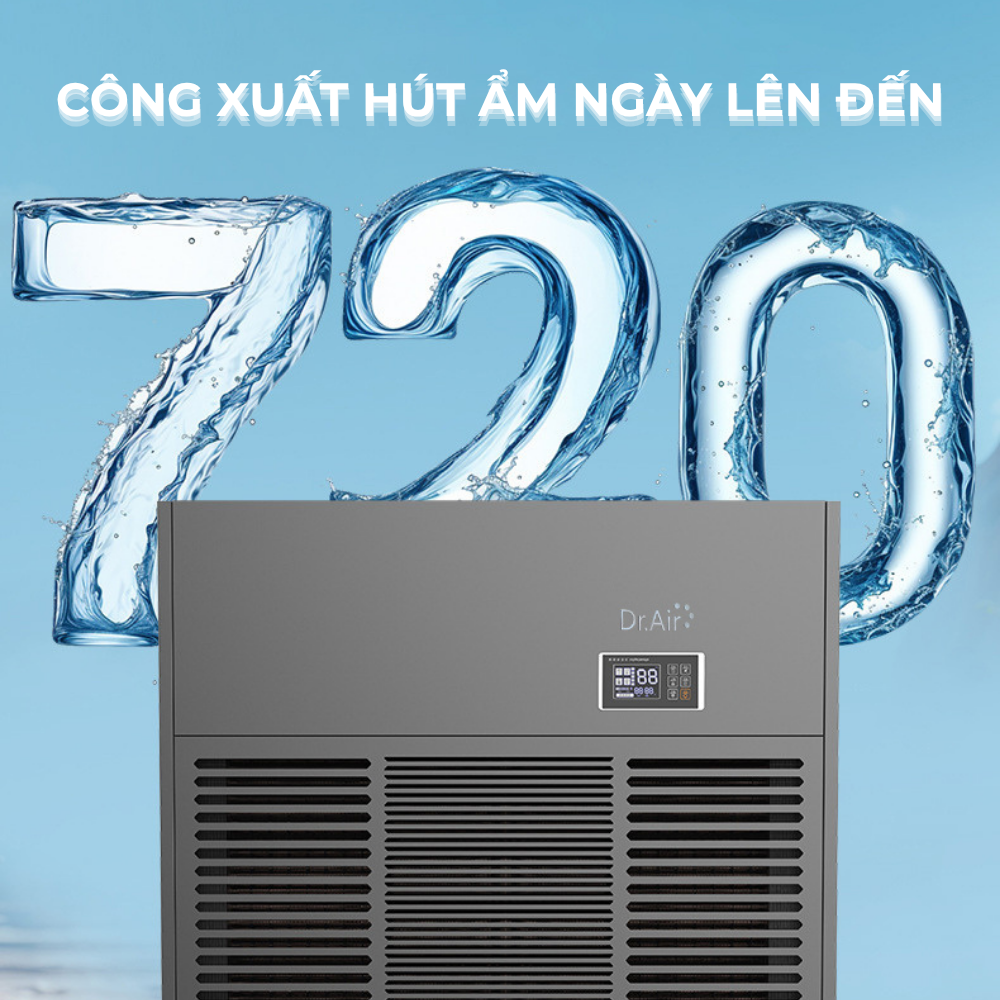 Công suất hút ẩm ngày ở con số không tưởng Công suất hút ẩm ngày ở con số không tưởng