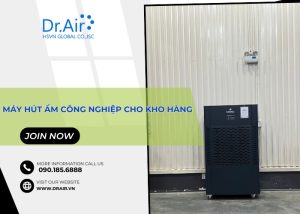 máy hút ẩm công nghiệp cho kho hàng