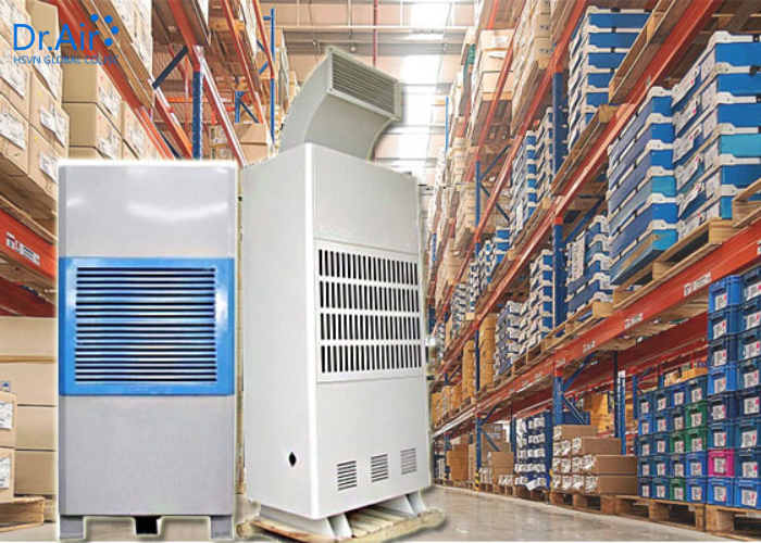 Hệ thống máy hút ẩm kho hàng hoạt động như thế nào?
