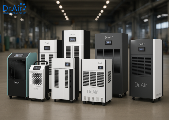 Dr.Air- Đơn vị cung cấp máy hút ẩm nhà xưởng giá tốt và uy tín tại Hà Nội