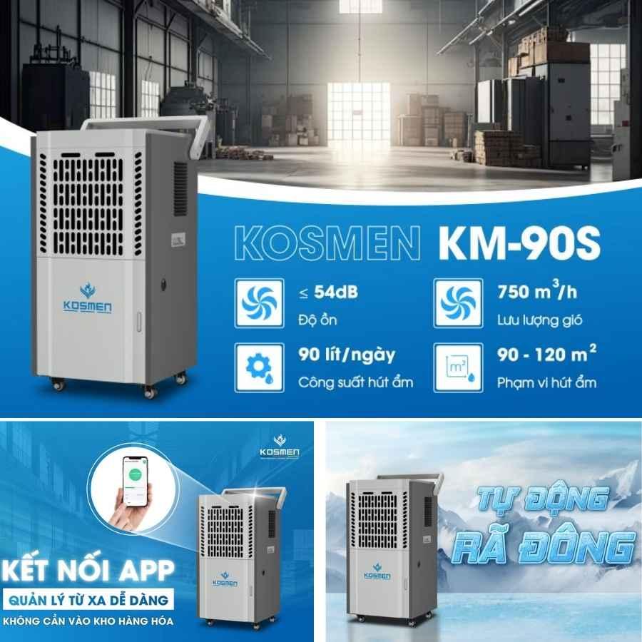 1. Ưu điểm nổi bật của <strong>Máy hút ẩm công nghiệp di động</strong>