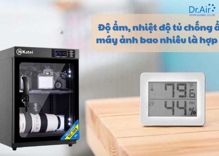 Chỉ số độ ẩm “vàng” để bảo quản máy ảnh