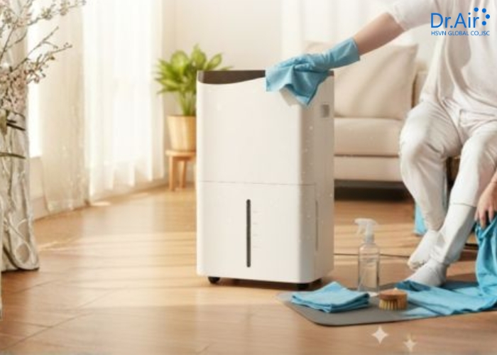 Quy trình 5 bước cách vệ sinh máy hút ẩm đơn giản tại nhà (chỉ 10 phút)