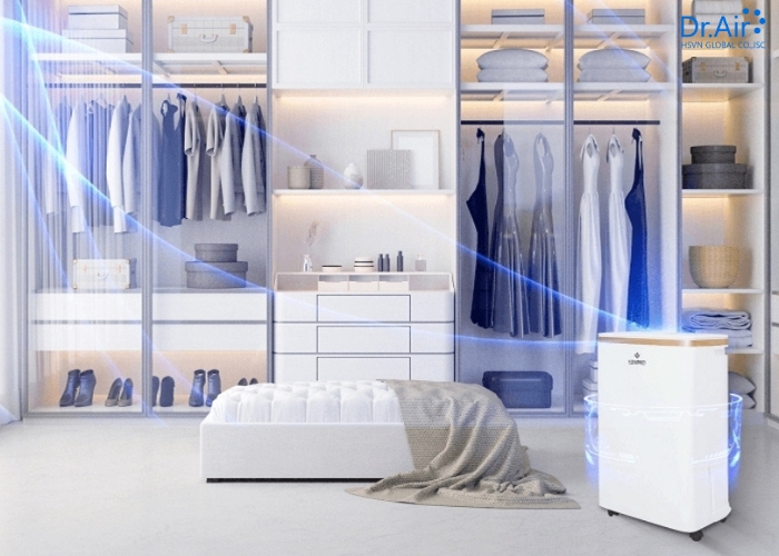 Các loại máy hút ẩm tủ quần áo phổ biến hiện nay