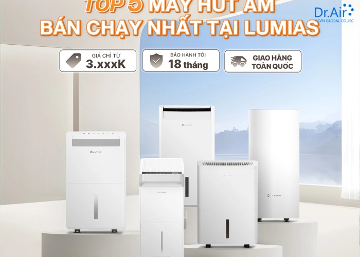 Tiêu chí chọn mua máy hút ẩm tủ quần áo tốt nhất