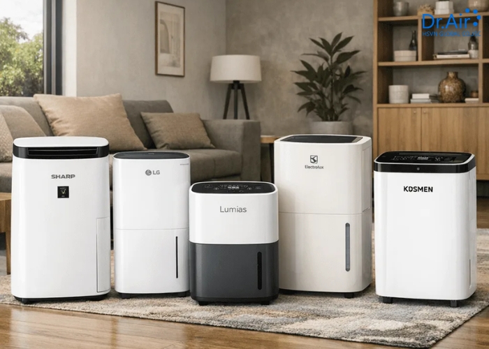 Các dòng máy hút ẩm được cư dân chung cư ưa chuộng nhất 2026