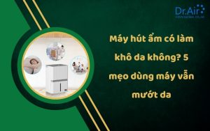 Máy hút ẩm có làm khô da không