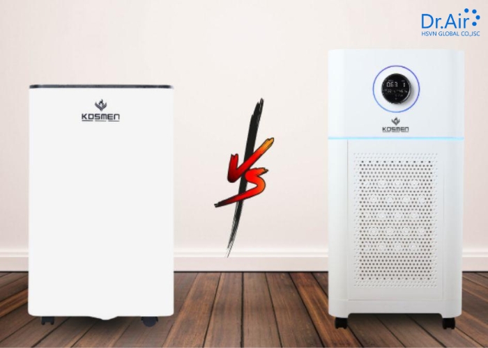 So sánh máy hút ẩm thường và máy hút ẩm có màng lọc HEPA