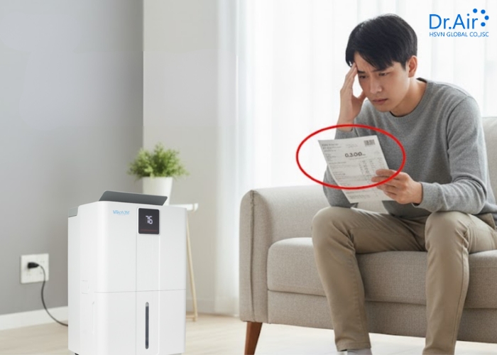 Tại sao nhiều người thắc mắc máy hút ẩm có tốn điện không?