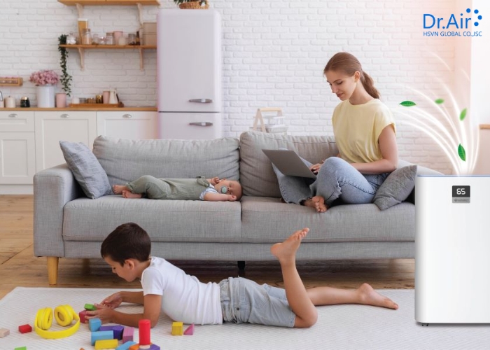 Những lợi ích sức khỏe cụ thể khi sử dụng máy hút ẩm