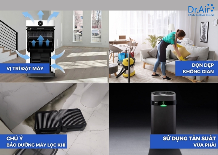 Những lưu ý khi sử dụng máy hút ẩm tạo ion âm