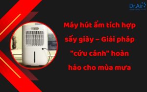 Máy hút ẩm tích hợp sấy giày