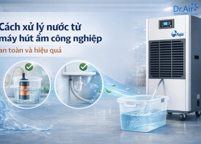 Những lưu ý quan trọng khi dùng máy hút ẩm tự động thoát nước