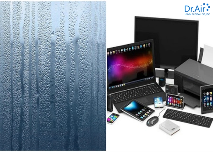 5 tác hại nghiêm trọng của độ ẩm cao đối với đồ điện tử