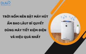 Trời nồm nên bật máy hút ẩm bao lâu