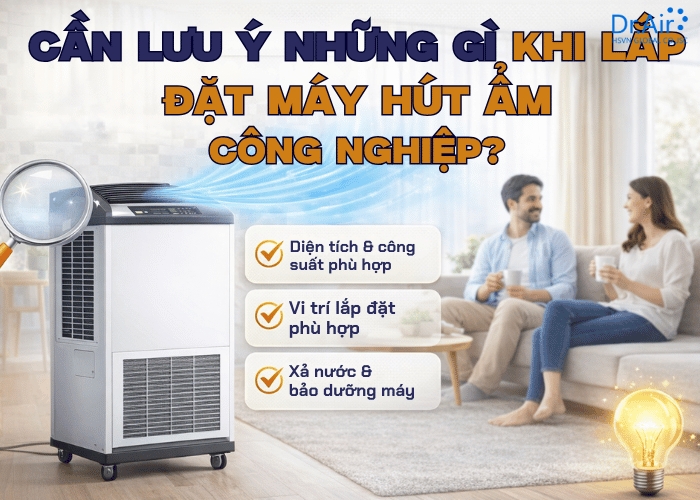 Lưu ý khi lắp đặt và vận hành máy hút ẩm sấy dược liệu đạt hiệu quả cao