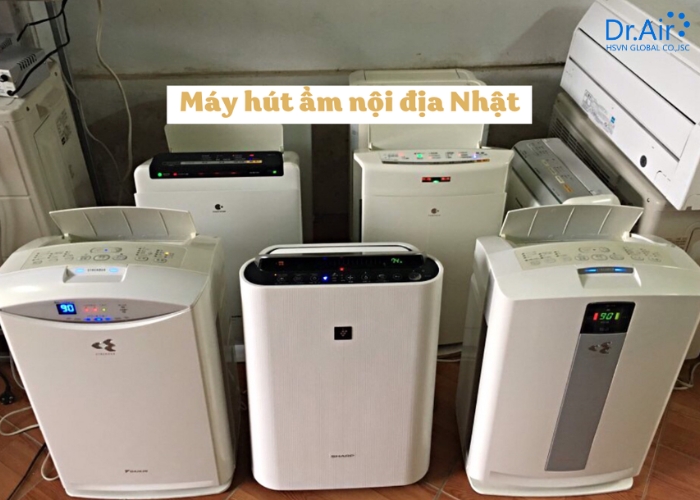 Máy hút ẩm nội địa Nhật là gì? Có mấy loại?