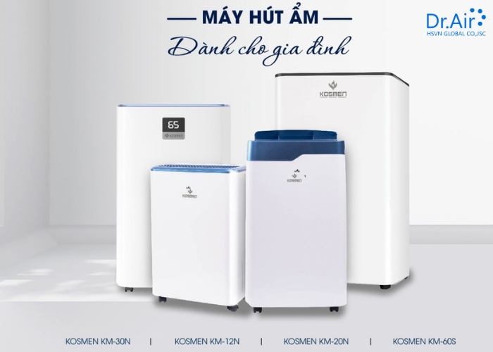 Hiểu rõ các loại máy hút ẩm phổ biến hiện nay