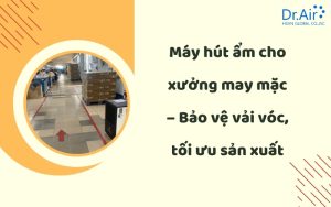 Máy hút ẩm cho xưởng may mặc
