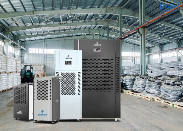 Tiêu chí chọn máy hút ẩm phù hợp cho xưởng may mặc