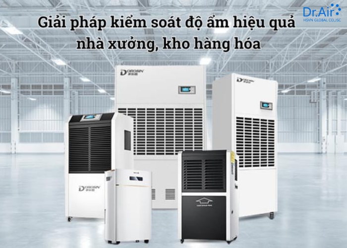 Top các dòng máy hút ẩm công nghiệp tốt nhất cho xưởng may 2026