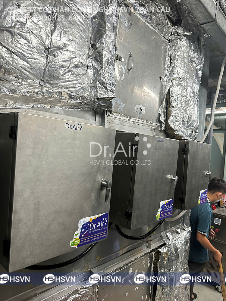 xử lý khí thải bếp