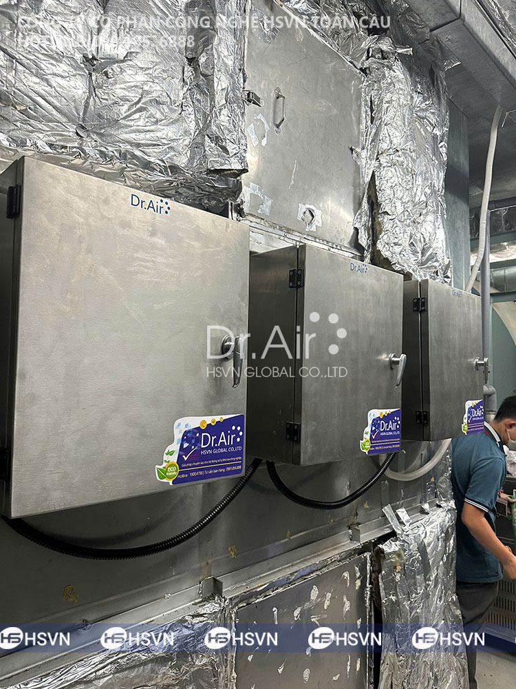 xử lý khí thải bếp
