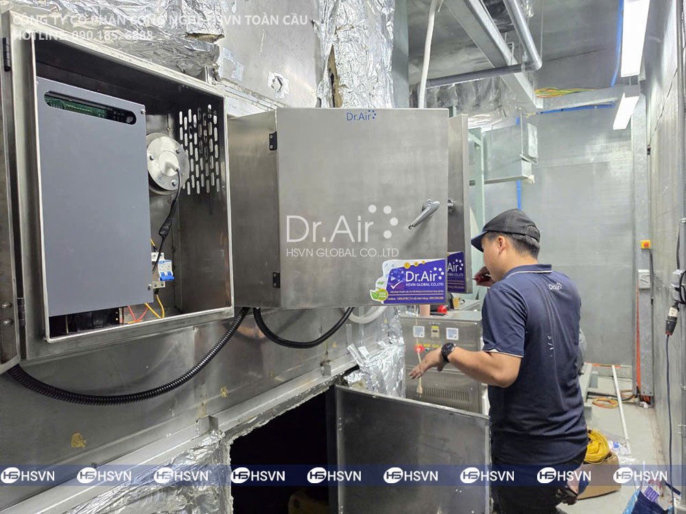 xử lý khí thải bếp