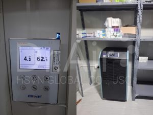 Dr.Air bàn giao máy hút ẩm HS145L-TKR cho kho lạnh tại Hải Phòng, giải pháp kiểm soát độ ẩm trong môi trường nhiệt độ thấp