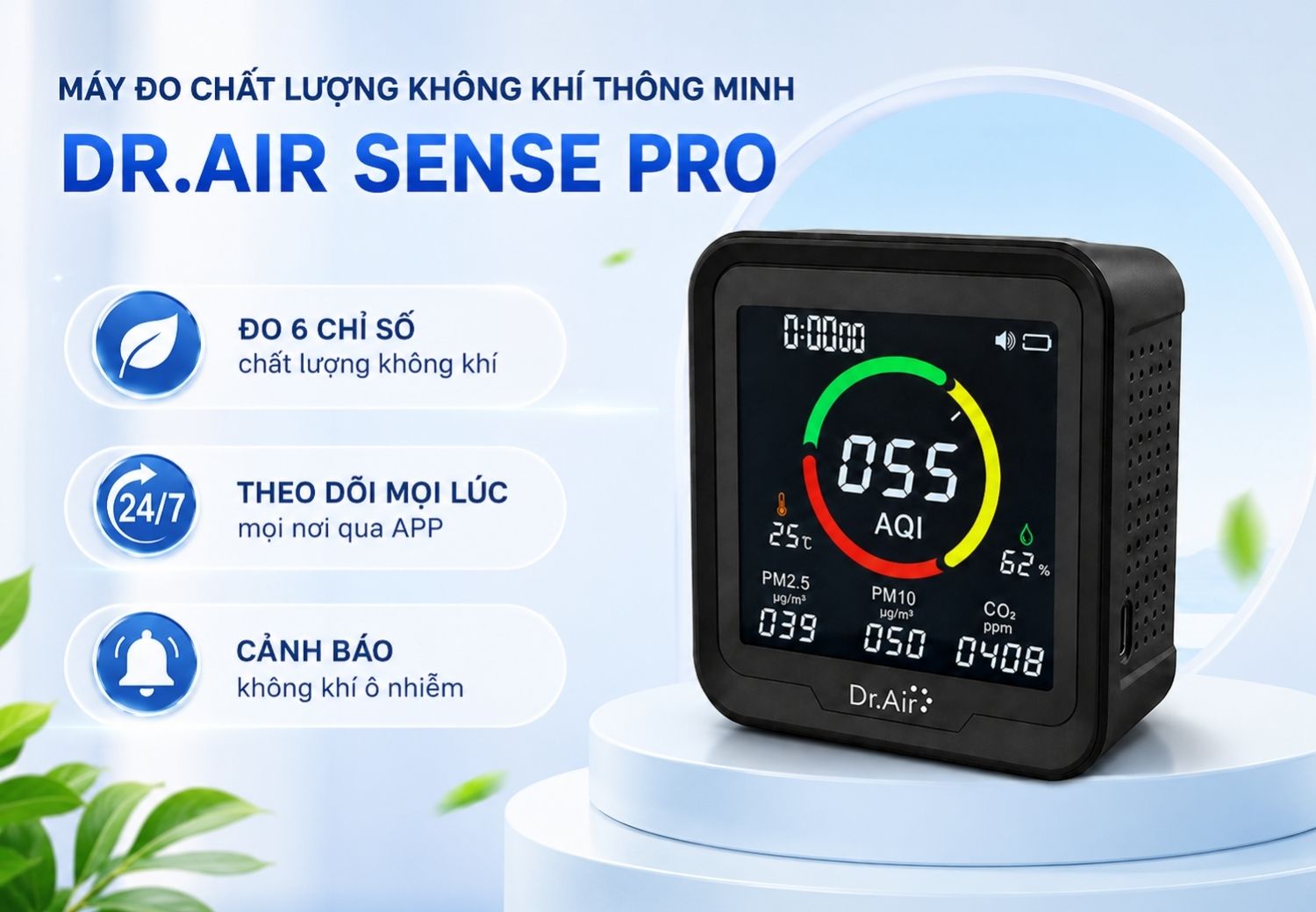 Dr.Air Sense Pro - Lựa chọn toàn diện cho căn hộ hiện đại