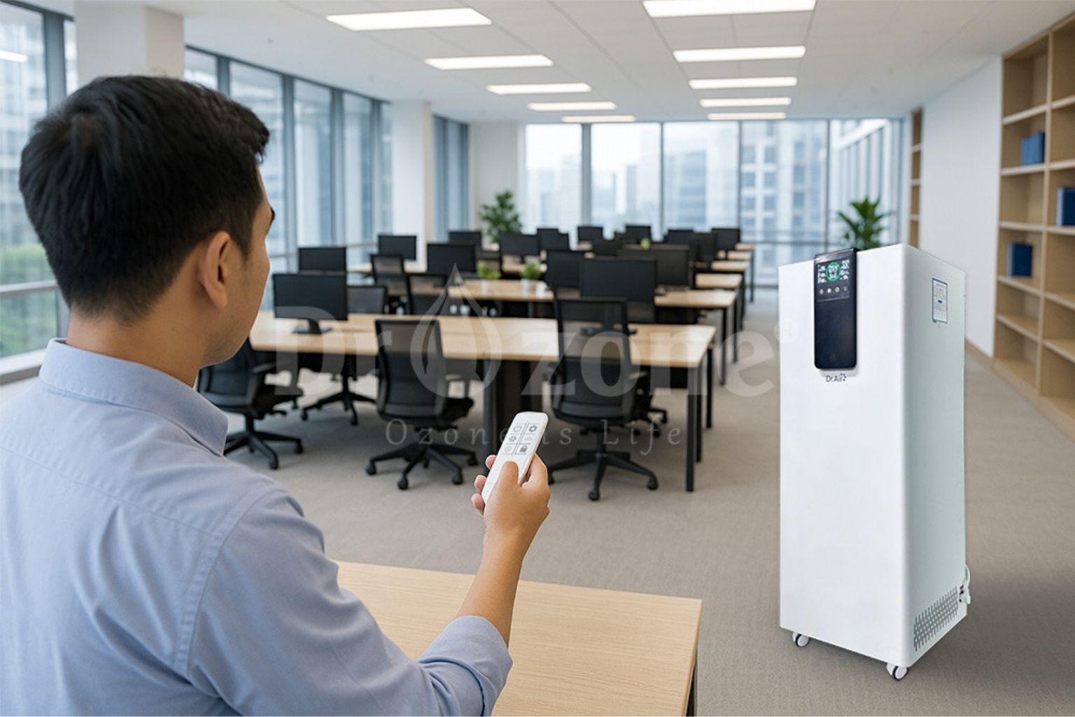 Máy lọc không khí công suất lớn dùng cho văn phòng Dr.Air DF-150ESP