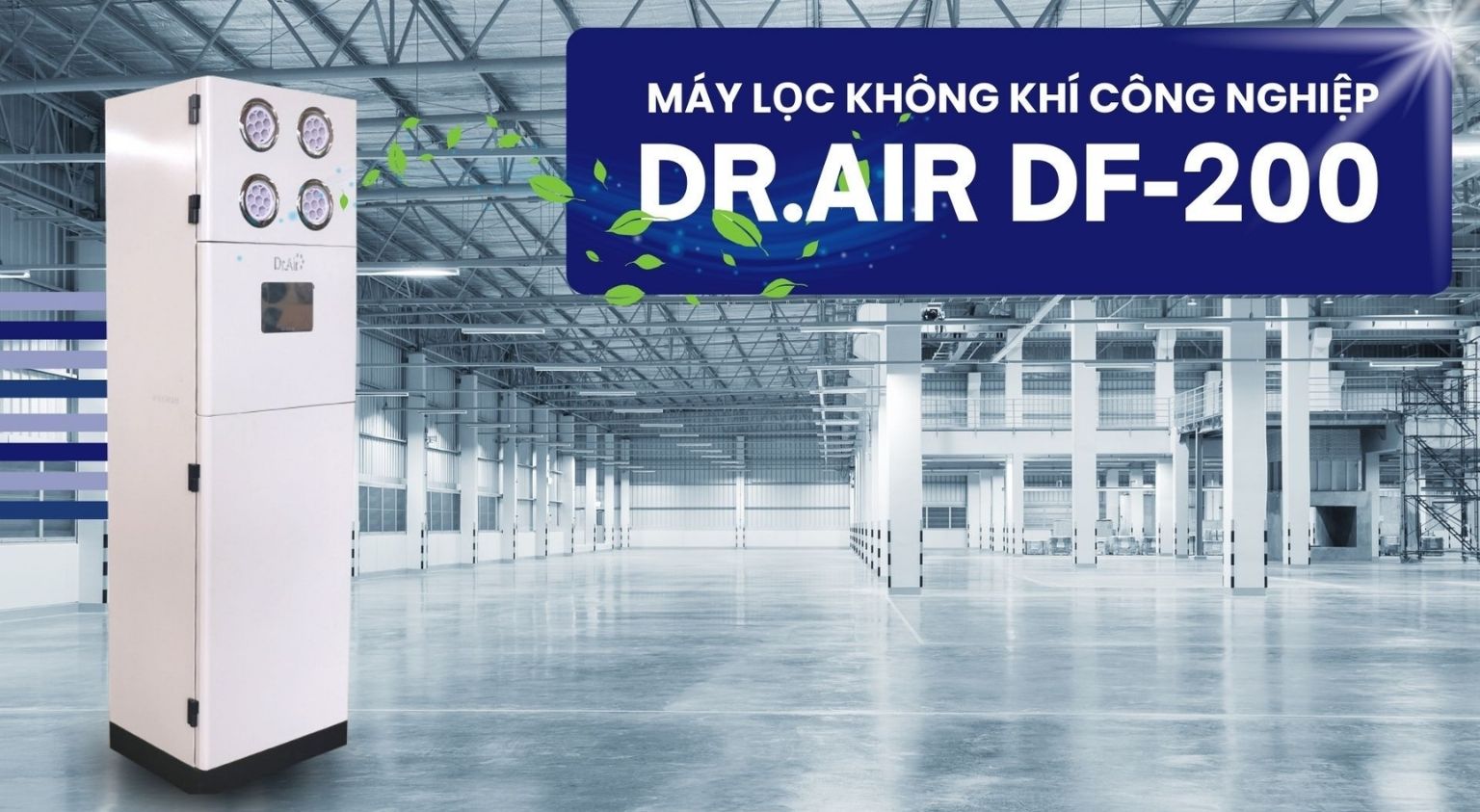 Máy lọc không khí khử mùi cho quán karaoke Dr.Air DF-200