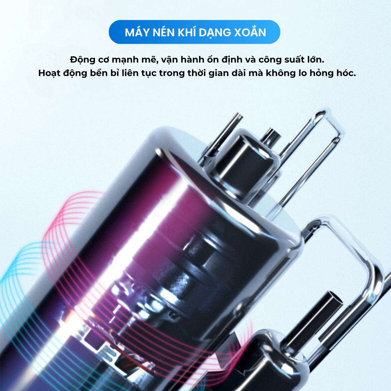 Dàn trao đổi nhiệt và máy nén – Hỗ trợ hiệu quả hút ẩm