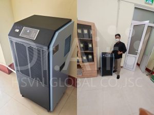 Kiểm soát độ ẩm cho cả văn phòng và khu vực để đồ