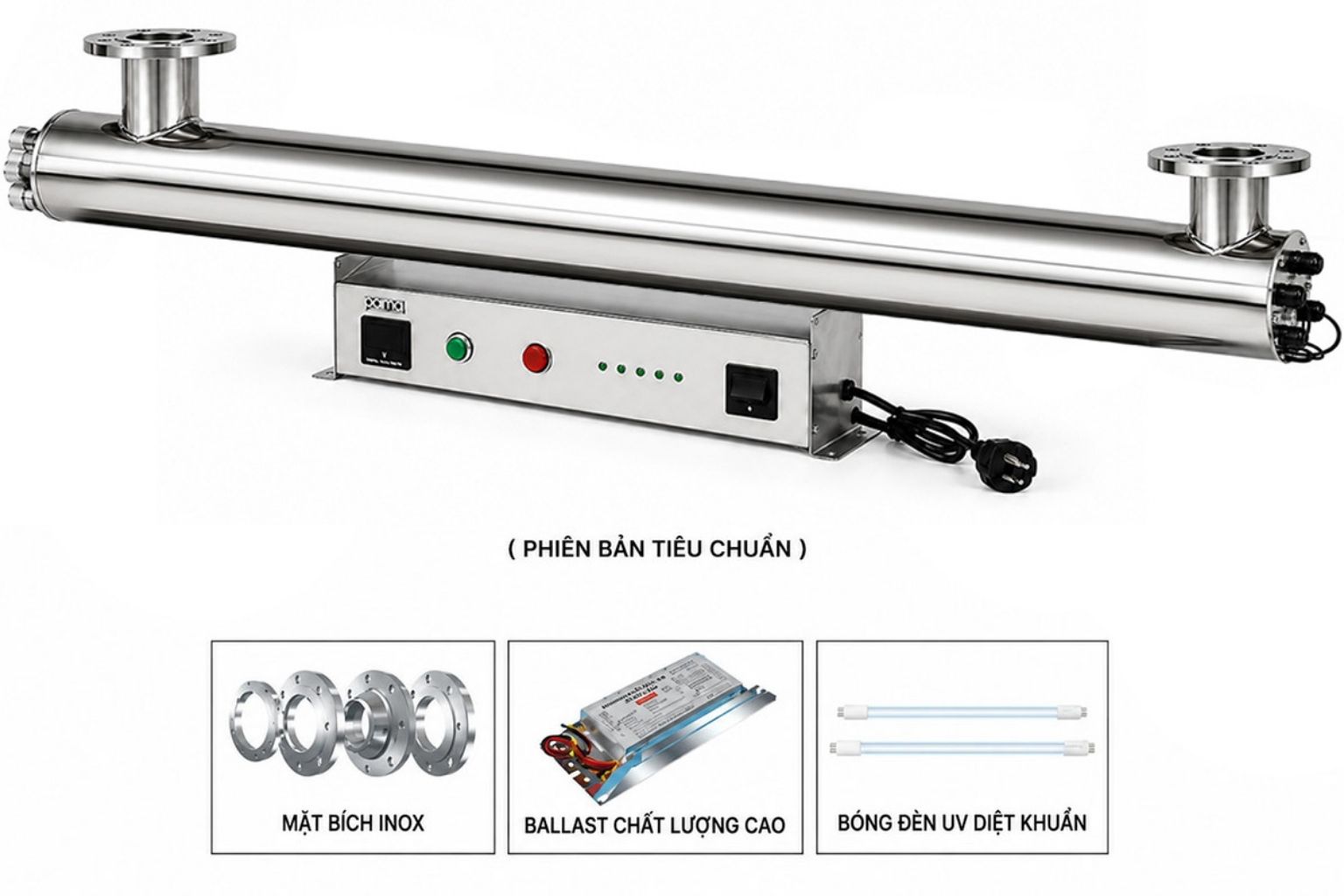 Tính năng nổi bật của thiết bị UV khử khuẩn nước Rama RUD-6B80W
