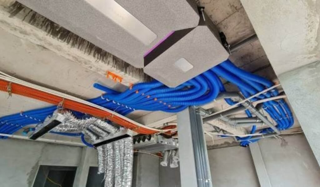 Đường ống phân phối khí tươi đến từng khu vực