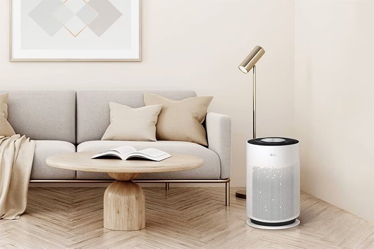 Máy lọc không khí kết nối IoT trong không gian sống
